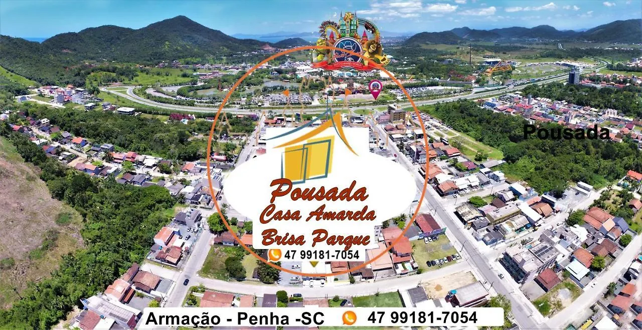 Pousada Casa Amarela Brisa Parque ペーニャ 0*,  ブラジル