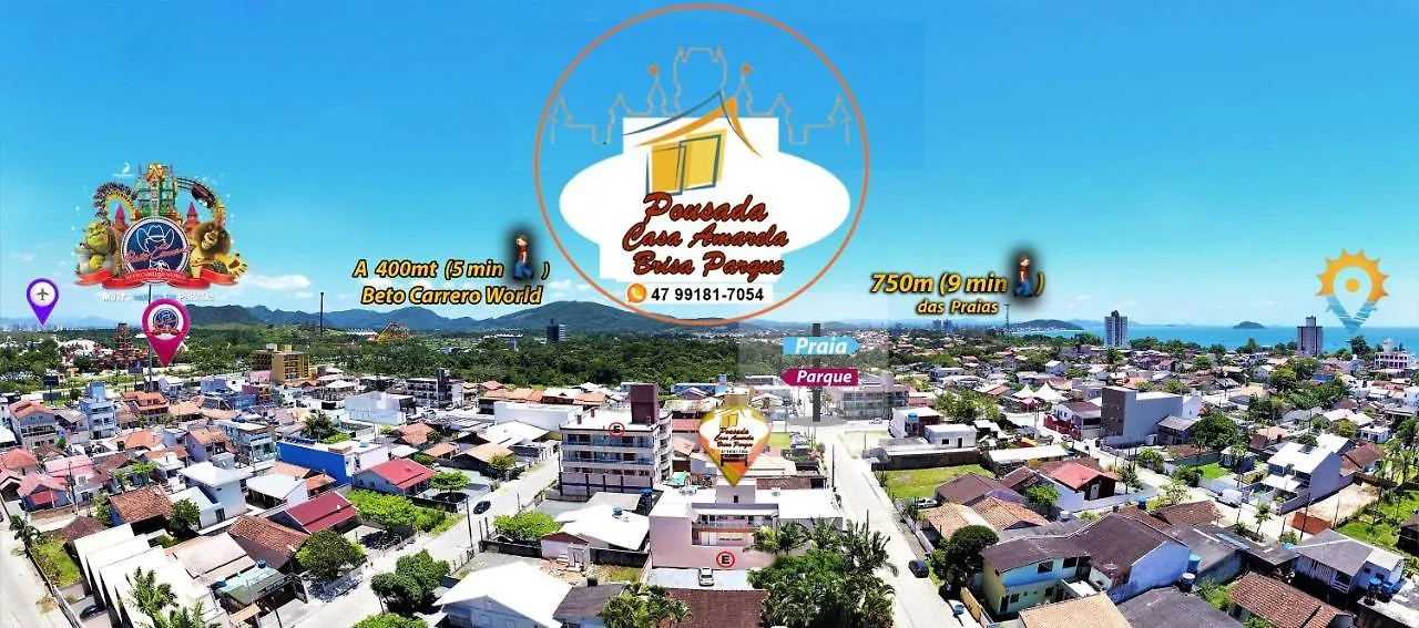 ゲストハウス Pousada Casa Amarela Brisa Parque ペーニャ